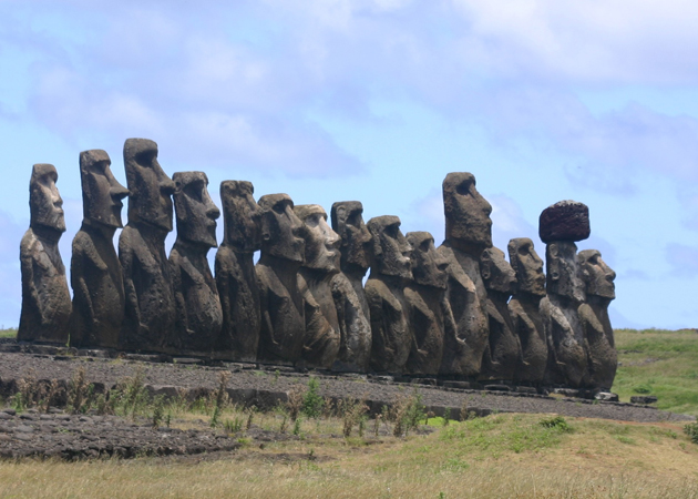 15 Moai of Ahu Tongariki